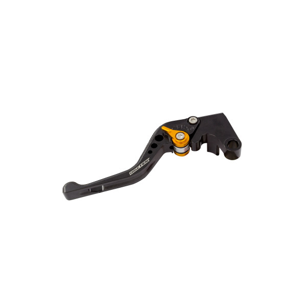 biketek Biketek adjustable cnc clutch lever short  - black / gold adjuster - #c95s